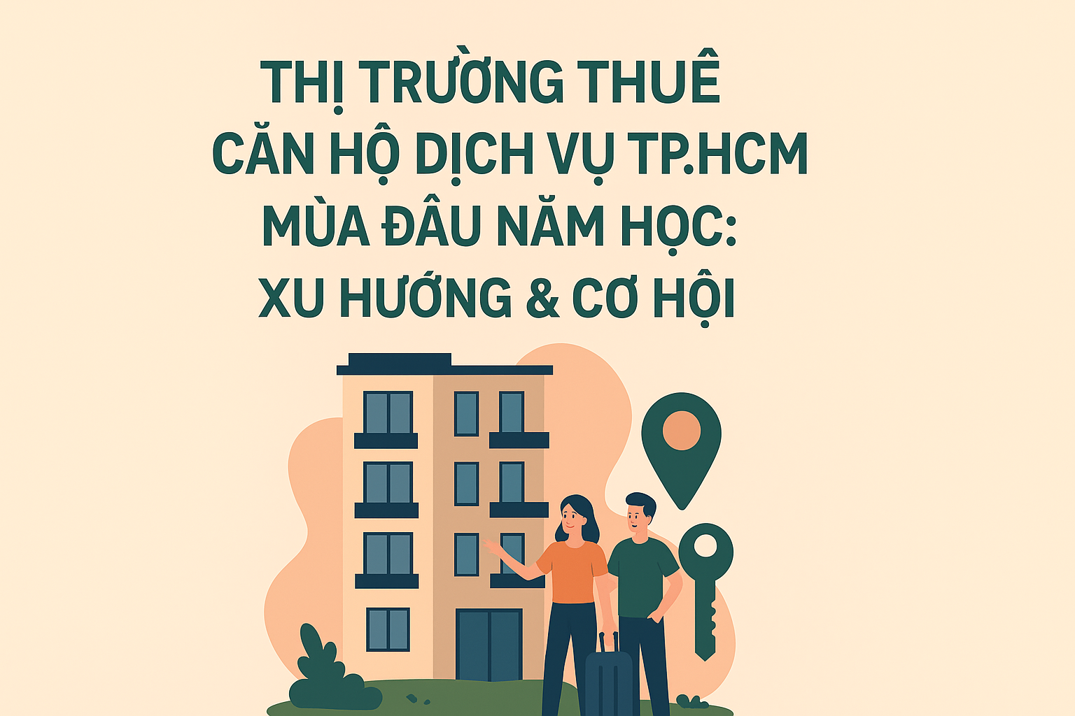 xu hướng thuê căn hộ dịch vụ tại TP.HCM